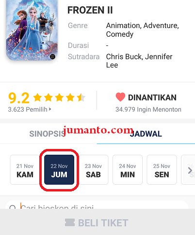 beli tiket bioskop untuk besok di tix id