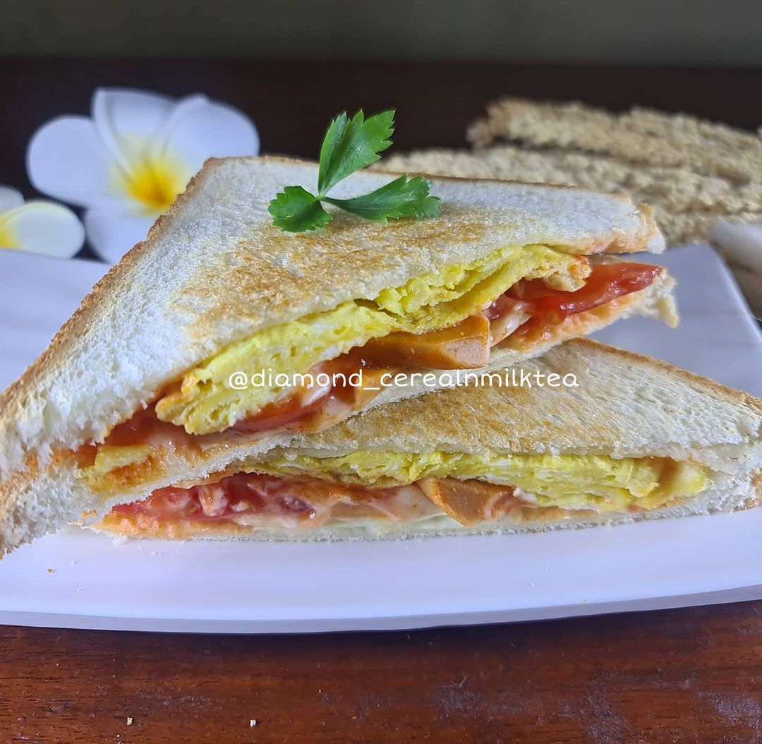 menu favorit diamond toast di cafe diamond lampung barat